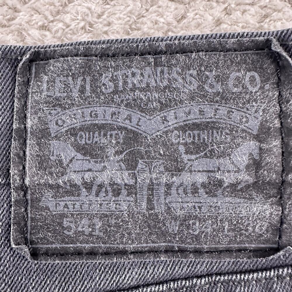 Men's Levi's 541 Gray Denim Jeans 34 x‎ 30 - Picture 6 of 15